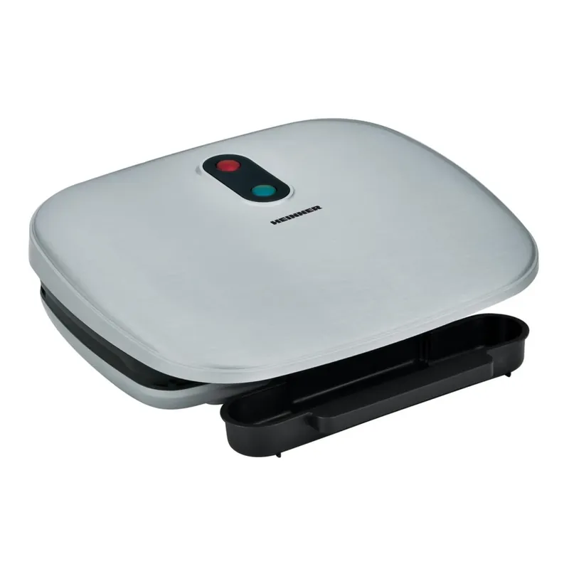 Ofertă HEINNER electric grill 1000W fix antiaderent pagini gri HEG-F1000SL